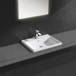 Grohe Cube Ceramic umywalka 60x50 cm wpuszczana PureGuard biała 3947900H