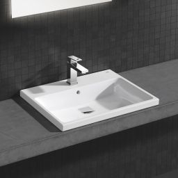 Grohe Cube Ceramic umywalka 60x50 cm wpuszczana PureGuard biała 3947900H