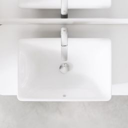 Grohe Euro Ceramic umywalka 60x40 cm prostokątna nablatowa biała 102434SH00