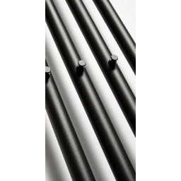 P.M.H. Rosendal grzejnik łazienkowy 26,6x150 cm czarny mat strukturalny R2BL