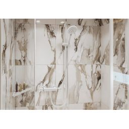 Hansgrohe Ecostat bateria prysznicowa ścienna termostatyczna biały mat 13116700