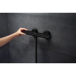 Hansgrohe Ecostat Element bateria prysznicowa ścienna termostatyczna czarny mat 13346670