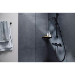 Hansgrohe Ecostat Element bateria prysznicowa ścienna termostatyczna czarny mat 13346670