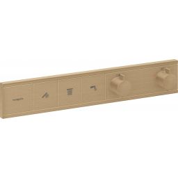 Hansgrohe RainSelect bateria wannowo-prysznicowa podtynkowa termostatyczna brąz szczotkowany 15381140