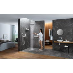 Hansgrohe RainSelect bateria wannowo-prysznicowa podtynkowa termostatyczna złoty optyczny polerowany 15381990