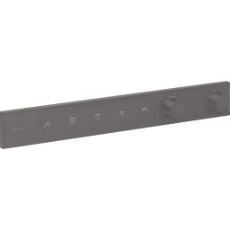 Hansgrohe RainSelect bateria wannowo-prysznicowa podtynkowa termostatyczna czarny chrom szczotkowany 15384340