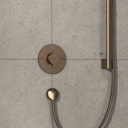 Hansgrohe ShowerSelect Comfort S bateria prysznicowa podtynkowa termostatyczna brąz szczotkowany 15553140