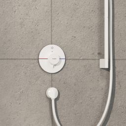 Hansgrohe ShowerSelect Comfort S bateria prysznicowa podtynkowa termostatyczna biały mat 15553700