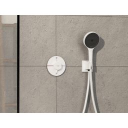 Hansgrohe ShowerSelect Comfort S bateria wannowo-prysznicowa podtynkowa termostatyczna biały mat 15554700