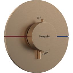 Hansgrohe ShowerSelect Comfort S bateria prysznicowa podtynkowa termostatyczna brąz szczotkowany 15559140