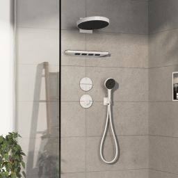 Hansgrohe ShowerSelect Comfort S bateria prysznicowa podtynkowa termostatyczna biały mat 15559700