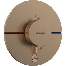 Hansgrohe ShowerSelect Comfort S bateria prysznicowa podtynkowa termostatyczna brąz szczotkowany 15562140