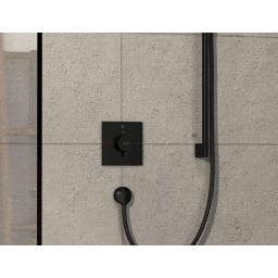Hansgrohe ShowerSelect Comfort E bateria prysznicowa podtynkowa termostatyczna czarny mat 15571670