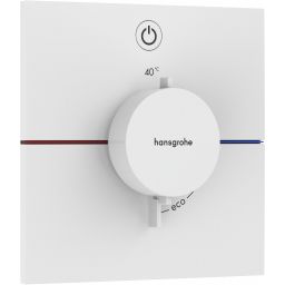 Hansgrohe ShowerSelect Comfort E bateria prysznicowa podtynkowa termostatyczna biały mat 15571700