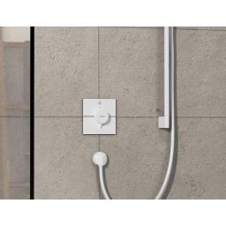 Hansgrohe ShowerSelect Comfort E bateria prysznicowa podtynkowa termostatyczna biały mat 15571700