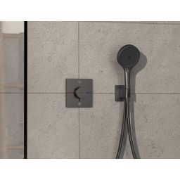 Hansgrohe ShowerSelect Comfort E bateria wannowo-prysznicowa podtynkowa termostatyczna czarny chrom szczotkowany 15572340