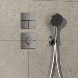 Hansgrohe ShowerSelect Comfort E bateria prysznicowa podtynkowa termostatyczna chrom 15575000