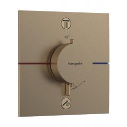 Hansgrohe ShowerSelect Comfort E bateria wannowo-prysznicowa podtynkowa termostatyczna brąz szczotkowany 15578140