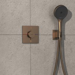Hansgrohe ShowerSelect Comfort E bateria wannowo-prysznicowa podtynkowa termostatyczna brąz szczotkowany 15578140