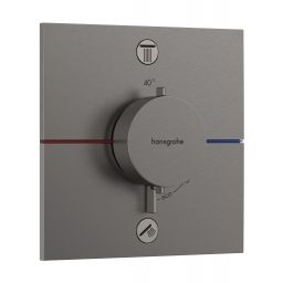 Hansgrohe ShowerSelect Comfort E bateria wannowo-prysznicowa podtynkowa termostatyczna czarny chrom szczotkowany 15578340