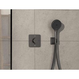 Hansgrohe ShowerSelect Comfort Q bateria wannowo-prysznicowa podtynkowa termostatyczna czarny chrom szczotkowany 15583340