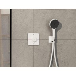 Hansgrohe ShowerSelect Comfort Q bateria wannowo-prysznicowa podtynkowa termostatyczna biały mat 15583700