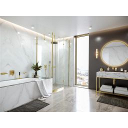 Hansgrohe Metropol bateria wannowo-prysznicowa podtynkowa złota 32546990