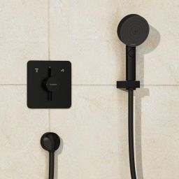 Hansgrohe DuoTurn Q bateria wannowo-prysznicowa podtynkowa czarny mat 75414670