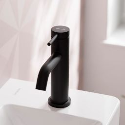 Hansgrohe Tecturis S bateria umywalkowa stojąca czarny mat 73301670