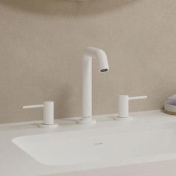Hansgrohe Tecturis S bateria umywalkowa stojąca 3-otworowa biały mat 73330700