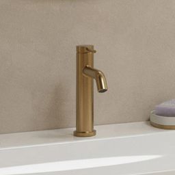 Hansgrohe Tecturis S bateria umywalkowa stojąca CoolStart brąz szczotkowany 73314140