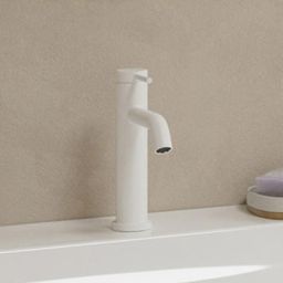Hansgrohe Tecturis S bateria umywalkowa stojąca CoolStart biały mat 73314700