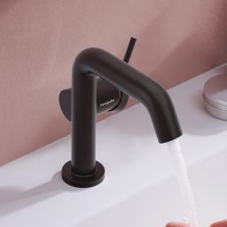 Hansgrohe Tecturis S bateria umywalkowa stojąca CoolStart czarny mat 73320670