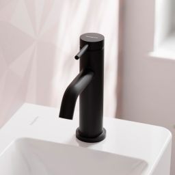 Hansgrohe Tecturis S bateria umywalkowa stojąca CoolStart czarny mat 73302670