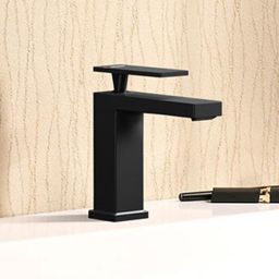 Hansgrohe Tecturis E bateria umywalkowa stojąca czarny mat 73010670