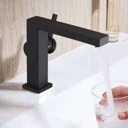 Hansgrohe Tecturis E bateria umywalkowa stojąca czarna 73020670