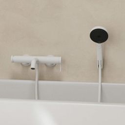 Hansgrohe Tecturis S bateria wannowo-prysznicowa ścienna biały mat 73422700