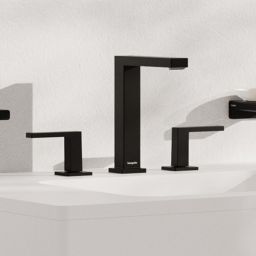 Hansgrohe Tecturis E bateria umywalkowa stojąca czarna 73030670