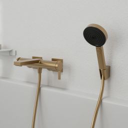 Hansgrohe Tecturis E bateria wannowo-prysznicowa ścienna brąz szczotkowany 73420140