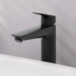 Hansgrohe Logis bateria umywalkowa stojąca czarny mat 71091670