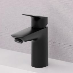 Hansgrohe Logis bateria umywalkowa stojąca czarny mat 71107670