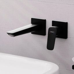 Hansgrohe Logis bateria umywalkowa podtynkowa czarny mat 71256670