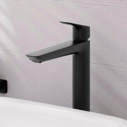Hansgrohe Logis bateria umywalkowa stojąca wysoka czarny mat 71257670