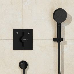 Hansgrohe DuoTurn E bateria wannowo-prysznicowa podtynkowa czarny mat 75417670