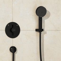 Hansgrohe DuoTurn S bateria wannowo-prysznicowa podtynkowa czarny mat 75418670