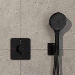 Hansgrohe ShowerSelect Comfort Q bateria wannowo-prysznicowa podtynkowa termostatyczna czarny mat 15583670