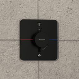 Hansgrohe ShowerSelect Comfort Q bateria wannowo-prysznicowa podtynkowa termostatyczna czarny mat 15586670