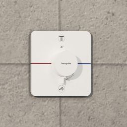 Hansgrohe ShowerSelect Comfort Q bateria wannowo-prysznicowa podtynkowa termostatyczna biały mat 15586700