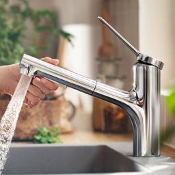 Hansgrohe Zesis M33 bateria kuchenna stojąca chrom 74821000