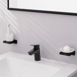 Hansgrohe Logis bateria umywalkowa stojąca czarny mat 71071670